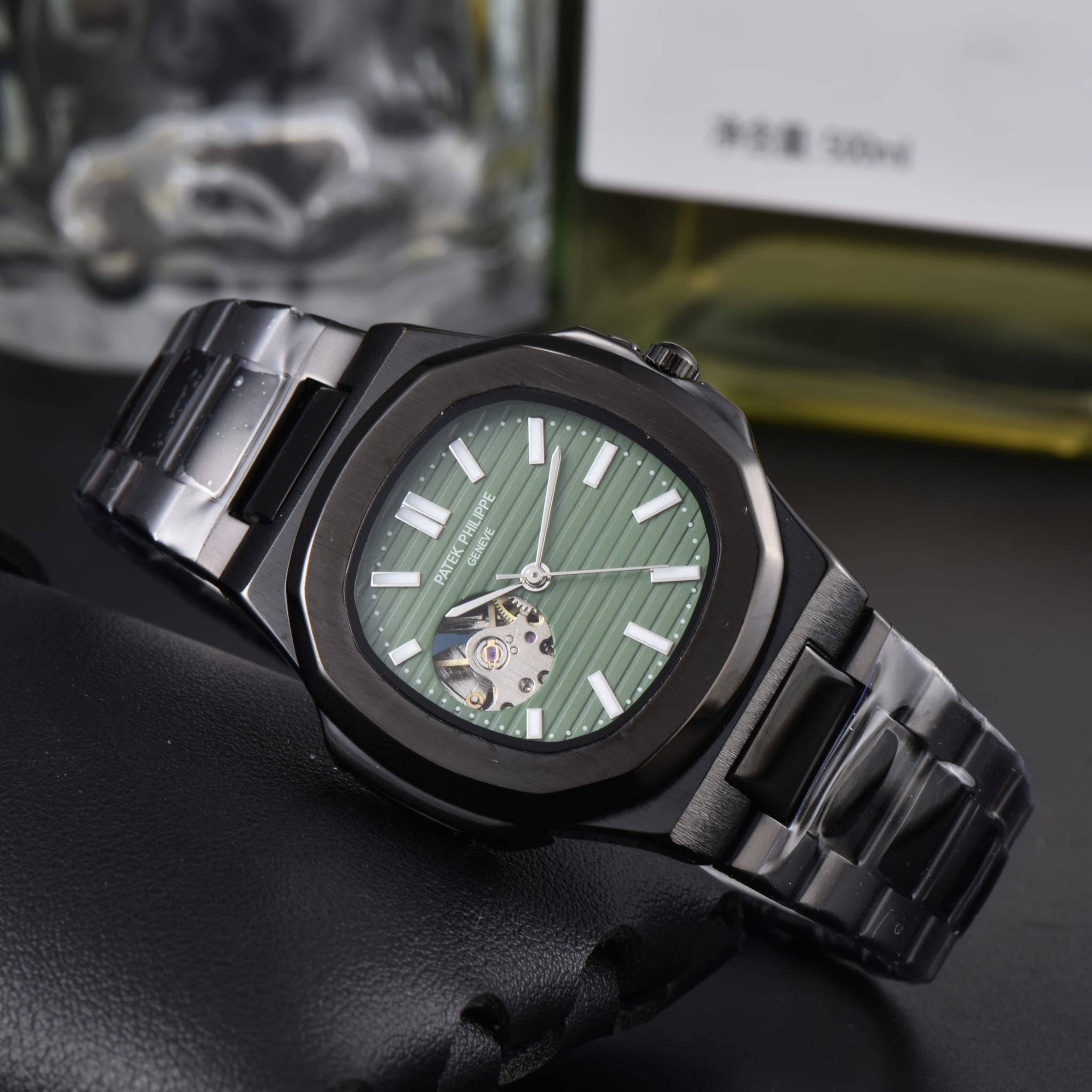 NAUTILUS AUTOMATIC FULL BLACK FONDO VISTO